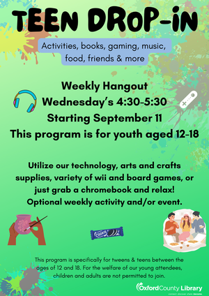 NOR - Teen Drop-In 